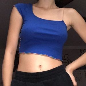Blue urban outfitters crop top